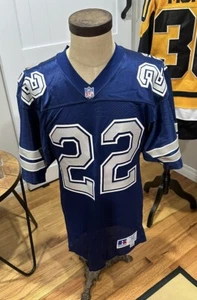 Emmitt Smith Dallas Cowboys Russell Athletic Game Model Football Jersey Men 40 - Picture 1 of 10