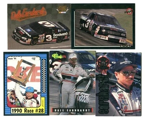 Lote de 5 tarjetas coleccionables Dale Earnhardt Sr. HOF NASCAR CARRERAS DE AUTOS DE CARRERA (LOTE 53) - Imagen 1 de 1