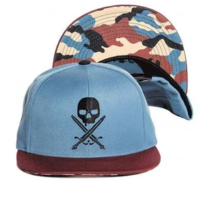 Sullen Art Collective Urban Assault Blue Camouflage Snapback Cap Hat Tattoo - Picture 1 of 6