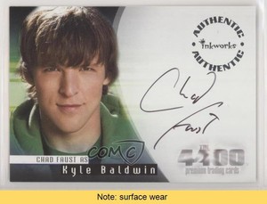 2007 Inkworks The 4400 Season 2 Chad Faust Kyle Baldwin as #A-10 Auto READ 2h4