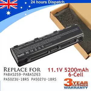 Battery For Toshiba Satellite L840 L845 L850 L855 L870 L875 Laptop PA5024U-1BRS - Picture 1 of 7