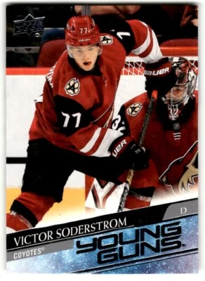 2020-21 Upper Deck Young Guns Victor Soderstrom Rookie #221 Arizona Coyotes - Image 1 of 2