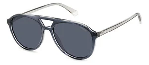 Polaroid PLD 4162/S GREY BLUE/BLUE 56/16/145 unisex Sunglasses - Picture 1 of 3