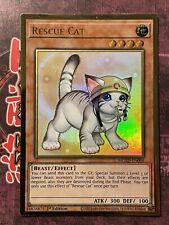 Rescue Cat - MGED-EN006 - Gold Rare - Alternate Art - 1st Ed. - NM/VLP