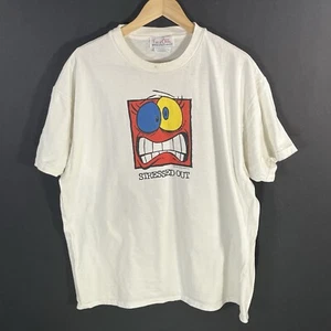 Vintage 1990’s Face Offs Stressed Out Graphic T-shirt Size XL 00s - Bild 1 von 12