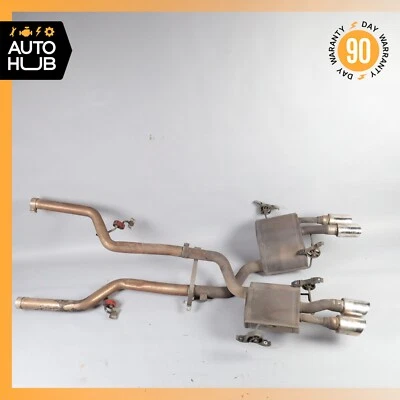 Maserati Quattroporte M139 Exhaust Pipes Left & Right Side Tips Set OEM - Image 1 of 4