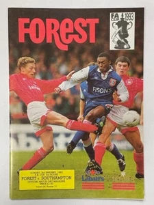1992/93 Nottingham Forest V Southampton 03-01-1993 Fa Cup tercera ronda - Imagen 1 de 1