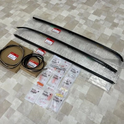 Genuine Honda Acura 93-01 Integra DC1 DC2 Front Glass Windshield Molding Set OEM - Imagem 1 de 4