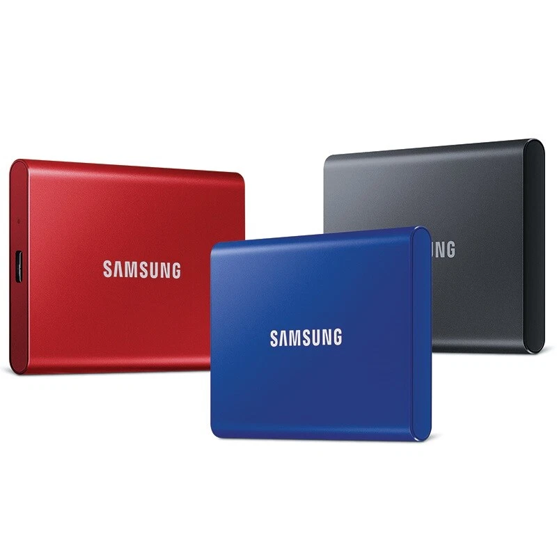 Unidad de estado sólido externa SAMSUNG T7 SSD portátil 4 TB 2 TB 1 TB 500 GB USB3.2 Gen2 Foto 1 de 1