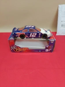 1998 NASCAR Winners Circle scala 1:24 pressofuso #12 Jeremy Mayfield Mobil 1 - Foto 1 di 7