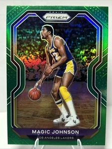 2020-21 Panini Prizm Magic Johnson Green Los Angeles Lakers #219 - Bild 1 von 2