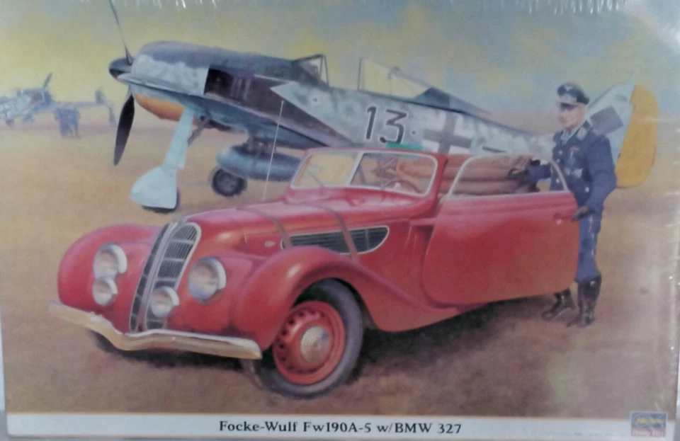 Focke-Wulf Fw190A-5 & BMW 327 Maquette 1/48eme Hasegawa R. 09755 - Photo 1/1