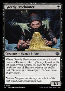 4x Greedy Freebooter - NM - Lost Caverns of Ixalan - SPARROW MAGIC - Picture 1 of 1