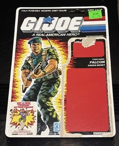 Gi Joe 1987 LT. Falcon Full File Card Back Uncut Hasbro ARAH Vintage - Bild 1 von 2