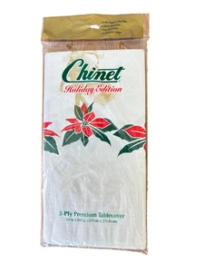 Mantel Chinet edición navideña resistencia premium 3 capas fuerza papel 54 x 107 - Imagen 1 de 2