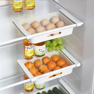 2 Stück Kühlschrank Aufbewahrung Behälter Gefrierschrank für Lebensmittel Kühlschrank Obst Halter - Bild 1 von 11