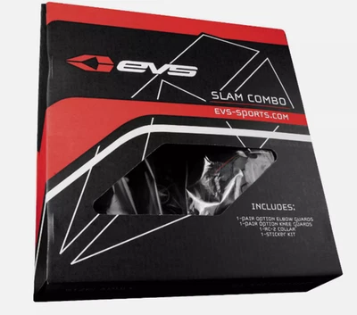 EVS SLAM R2 KIT COMBO DE CORRIDA COLAR/JOELHO PROTETOR/COTOVELO JUVENTUDE 724190 - Imagem 1 de 4