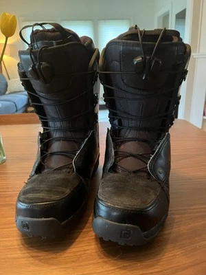 Botas de snowboard Salomon Fusion F22 11 negras para hombre Foto 1 de 4