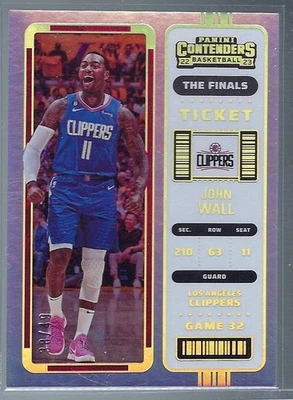 2022-23 Panini Contenders /49 John Wall #71 The Finals Ticket Clippers - Image 1 of 2