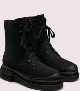 Stuart Weitzman Größe 9,5 Charli schwarzer Damen-Bootie UVP 650 $ - Bild 1 von 4