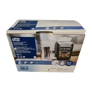 Tork Xpressnap Fit Black Tabletop Napkin Dispenser, Includes 1 Pack of Napkins - Picture 1 of 4