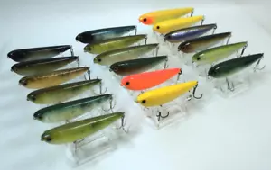 18 Lucky Craft Sammy 85 100 115 (Hooks changed, paint peeling) Lot. - Picture 1 of 19
