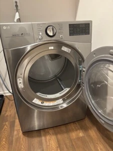 Dryer, LG Smart Gas with Steam Feature, Excellent Condition, Silver - Picture 1 of 3