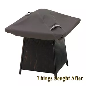 Coprifuoco quadrato 40" per patio esterno metallo focolare legna RAVENNA - Foto 1 di 9