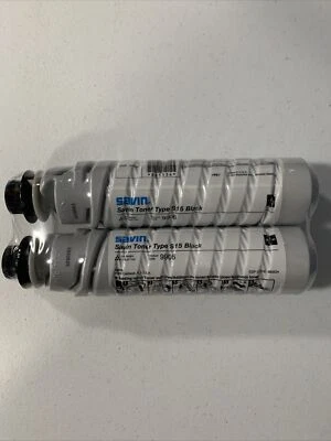Brand New 2 Pack Savin Toner Type S15 Black 9906 Sealed - Image 1 of 3