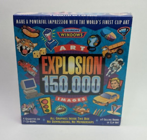 2001 Nova Art Explosion 150,000 Windows Ultimate Clip Art Images 7 CD-ROMs