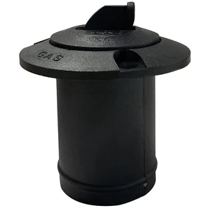 ISURE Barco Negro Nylon Cubierta Relleno A Través del Casco Marino 50mm “GAS” Yate Hardware - Imagen 1 de 6