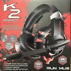 Run Mus K2 rotes LED-Headset für mehrere Plattformen Gaming-Headset