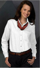 Womens Shirt Edwards oxford White xxs xs small med large xl 2x 3x New 5077 5027