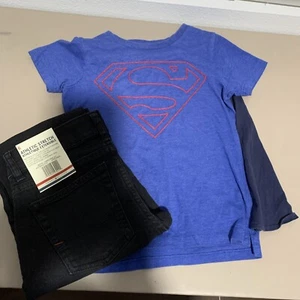 Tommy Hilfiger Athletic Fit Stretch Jeans Sz 6 And Superman Kids On Cotton Sz5 - Picture 1 of 20