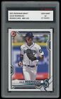 JULIO RODRIGUEZ 2021 / ‘21 BOWMAN DRAFT Topps 1ST GRADED 10 MARINERS ROOKIE CARD