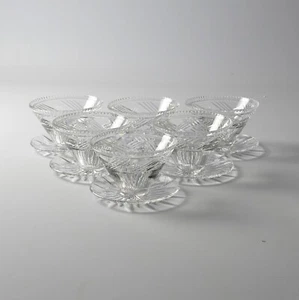 6 X Bicchieri Sundae Art Decò Vintage - Foto 1 di 2