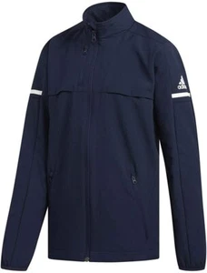 Adidas Youth Rink Hockey Jacket Trefoil Logos Mesh Panels - Black - Small - NWT - Picture 1 of 9