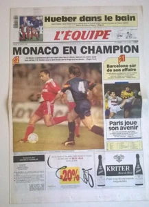 L'EQUIPE N°14.266 du 19/03/1992 - C2: Monaco qualifié en demi-finale/ Audi 80 - Picture 1 of 7