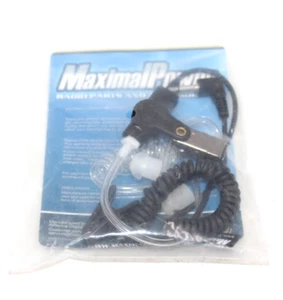 MaximalPower Surveillance Headset Earpiece PTT Mic for 2-Way Radio UNTESTED New - Picture 1 of 6