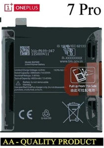 BATERÍA DE REPUESTO ONEPLUS 7 PRO GM1910 - GM1925 BLP699 1031100009 4000mAh - Imagen 1 de 1