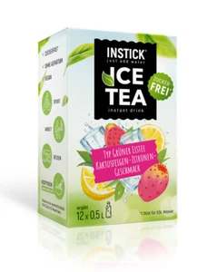 INSTICK Kaktusfeige & Zitrone (Grüntee-Extrakt) für 12x0,5L zuckerfreies Getränk - Bild 1 von 1
