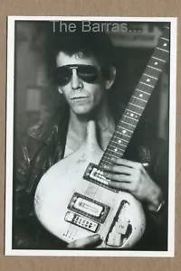 LOU REED, I'm Cold, 1979. Photo by Michael McKenze FOTOFOLIO POSTCARD - Picture 1 of 2