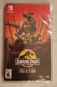 Interruptor Colección de Juegos de Carrera Limitada Jurassic Park Clásico Sellado en Mano LRG NUEVO - Imagen 1 de 2