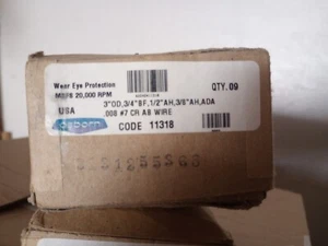 OSBORN WIRE WHEEL BRUSH 11318 STAINLESS STEEL 3" OD 3/4" ARBOR LOT OF 9 - Picture 1 of 2