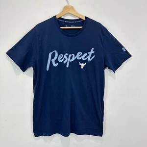 Under Armour x The Rock Respect T Shirt Men XL Loose Cotton Blend Casual - Picture 1 of 11