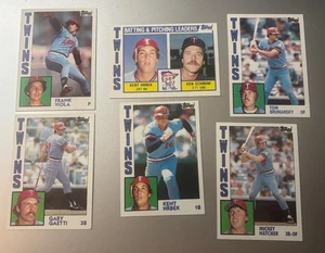 1984 Topps Baseball Minnesota Twins Team Set - Bild 1 von 2