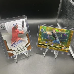 Topps Tennis Triumphant Francisco Cerundolo Auto /25 , Juan  Cerundolo Saph/50 - Picture 1 of 5