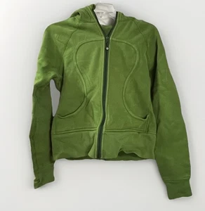 Lulu zitronengrüner Hoodie dick schwer ohne Etikett (lesen) Grube 2 Grube 19” x L - 21” Gr. S/M? - Bild 1 von 6