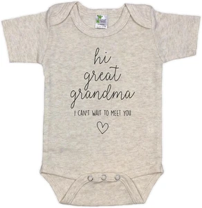 Anuncio sorpresa de embarazo hola bisabuela no puedo esperar a conocerte regalo - Bild 1 von 12