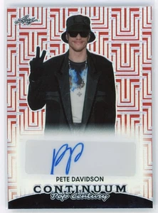 2023 Leaf Pete Davidson Red Auto 17/49 #BA-PD1 - Picture 1 of 2